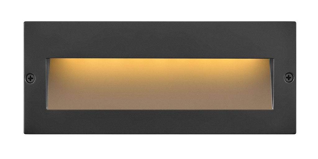 Taper LED Step Light in Satin Black