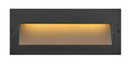 Taper LED Step Light in Satin Black