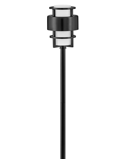 Saturn LED Path Light in Satin Black