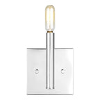 Vector One Light Wall / Bath Sconce in Chrome