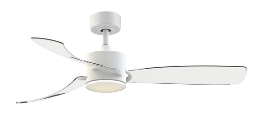 SculptAire 52" Ceiling Fan in Matte White