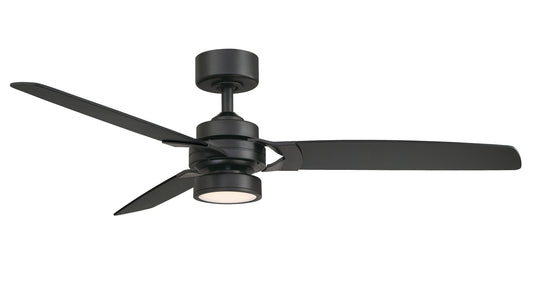 Amped 52" Ceiling Fan in Black