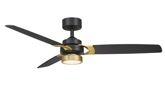 Amped 52" Ceiling Fan in Black