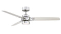 Amped 52" Ceiling Fan in Brushed Nickel