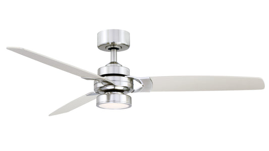 Amped 52" Ceiling Fan in Brushed Nickel