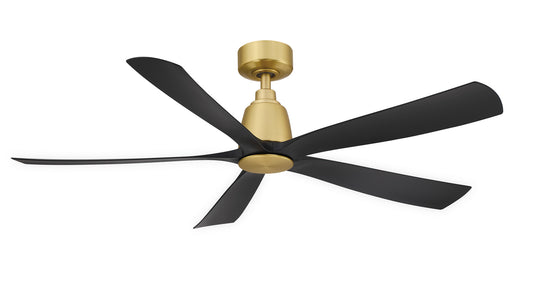 Kute5 52 52" Ceiling Fan in Brushed Satin Brass