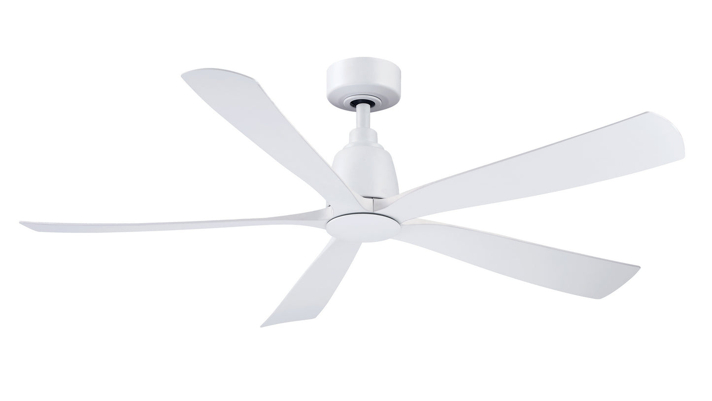 Kute5 52 52" Ceiling Fan in Matte White