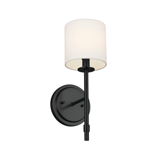 Ali One Light Wall Sconce in Black