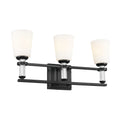Rosalind Three Light Bath in Black