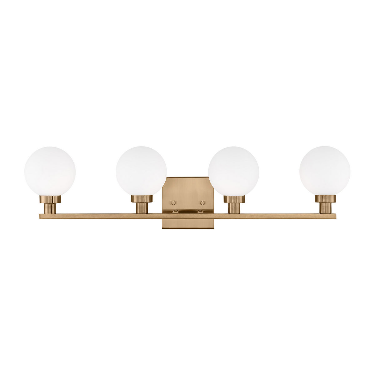 Clybourn Four Light Bath Vanity in Satin Brass
