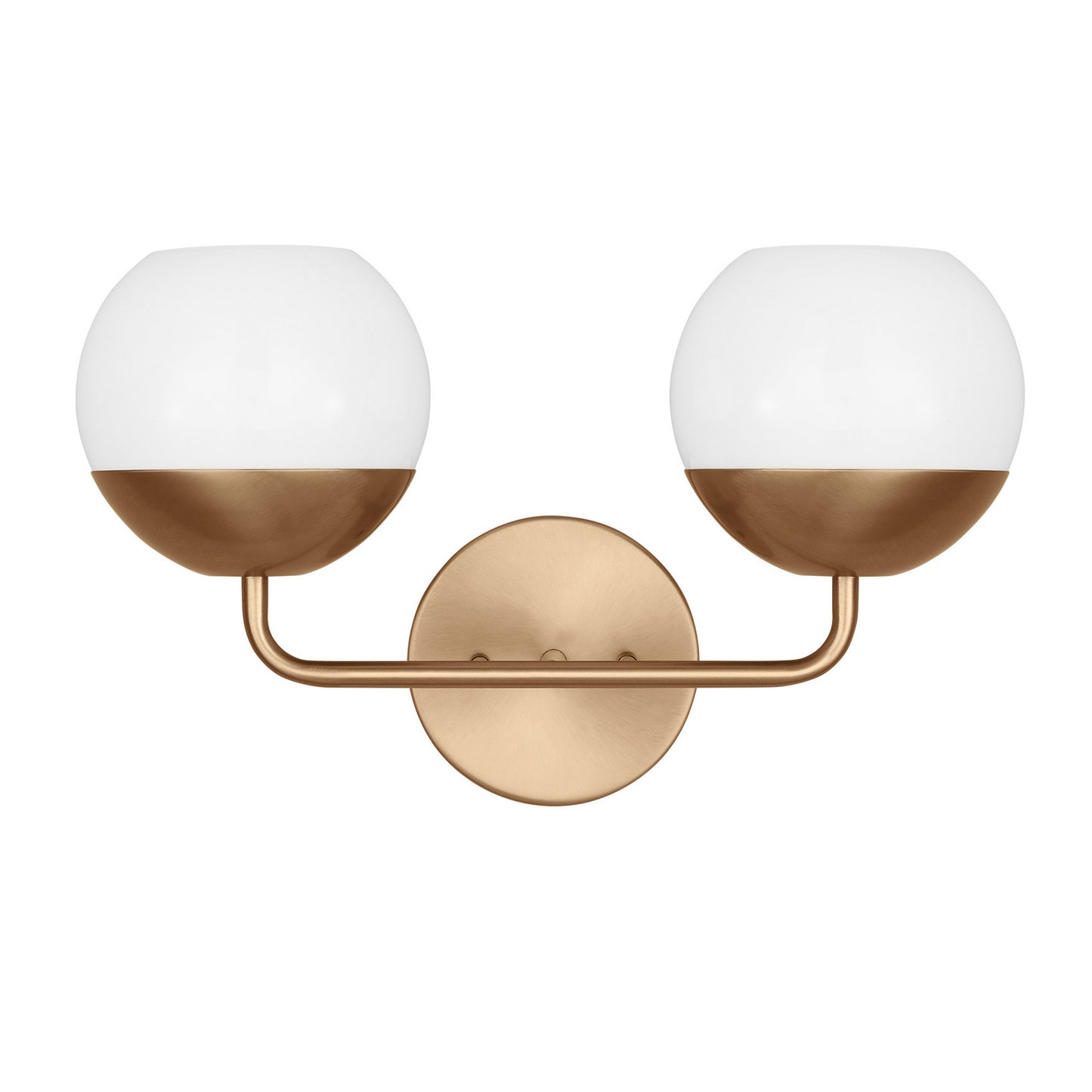 Alvin LED Bath Wall Sconce in Satin Brass