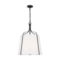 Leander Three Light Pendant in Smith Steel