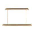 Carson LED Linear Chandelier in Burnished Brass