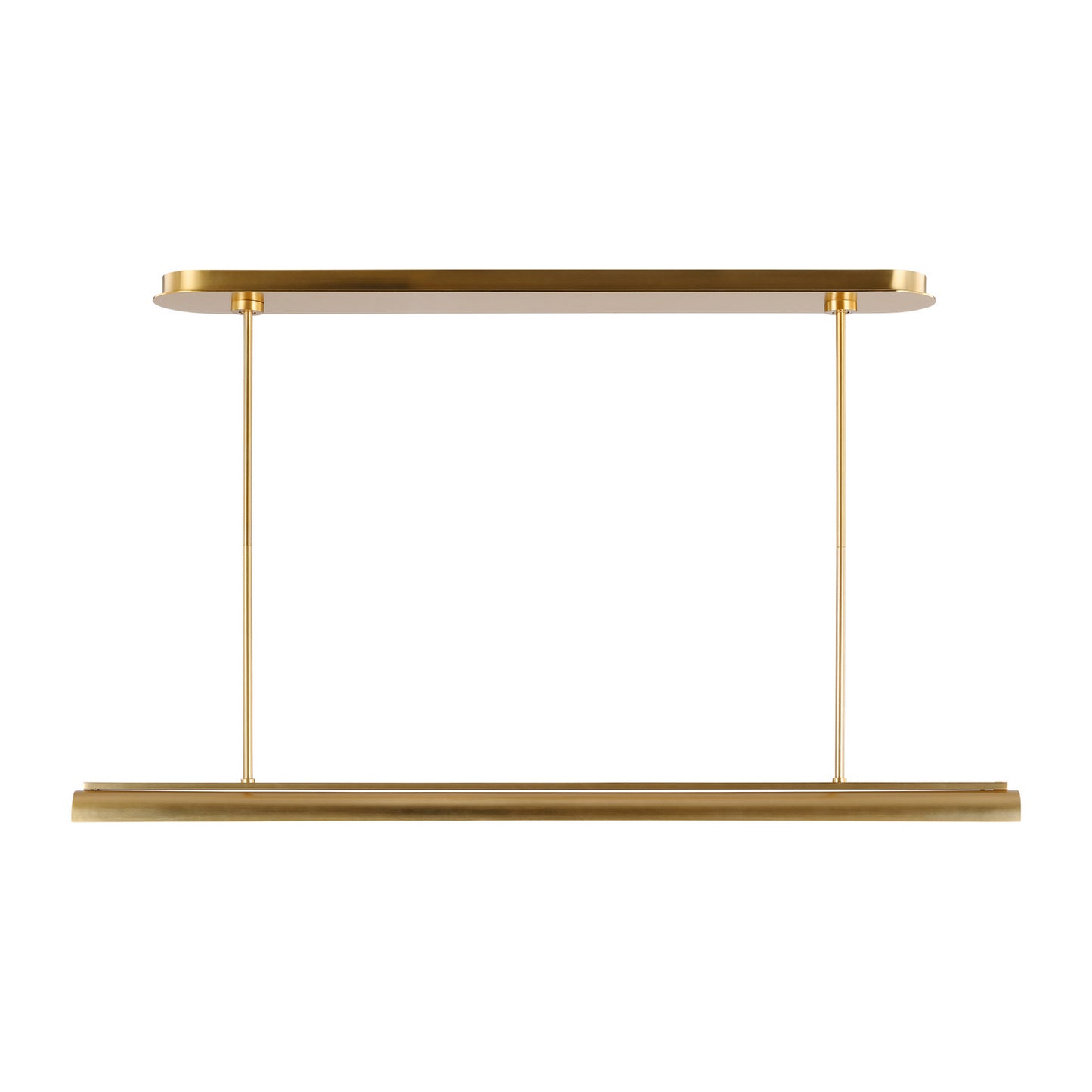 Carson LED Linear Chandelier in Burnished Brass