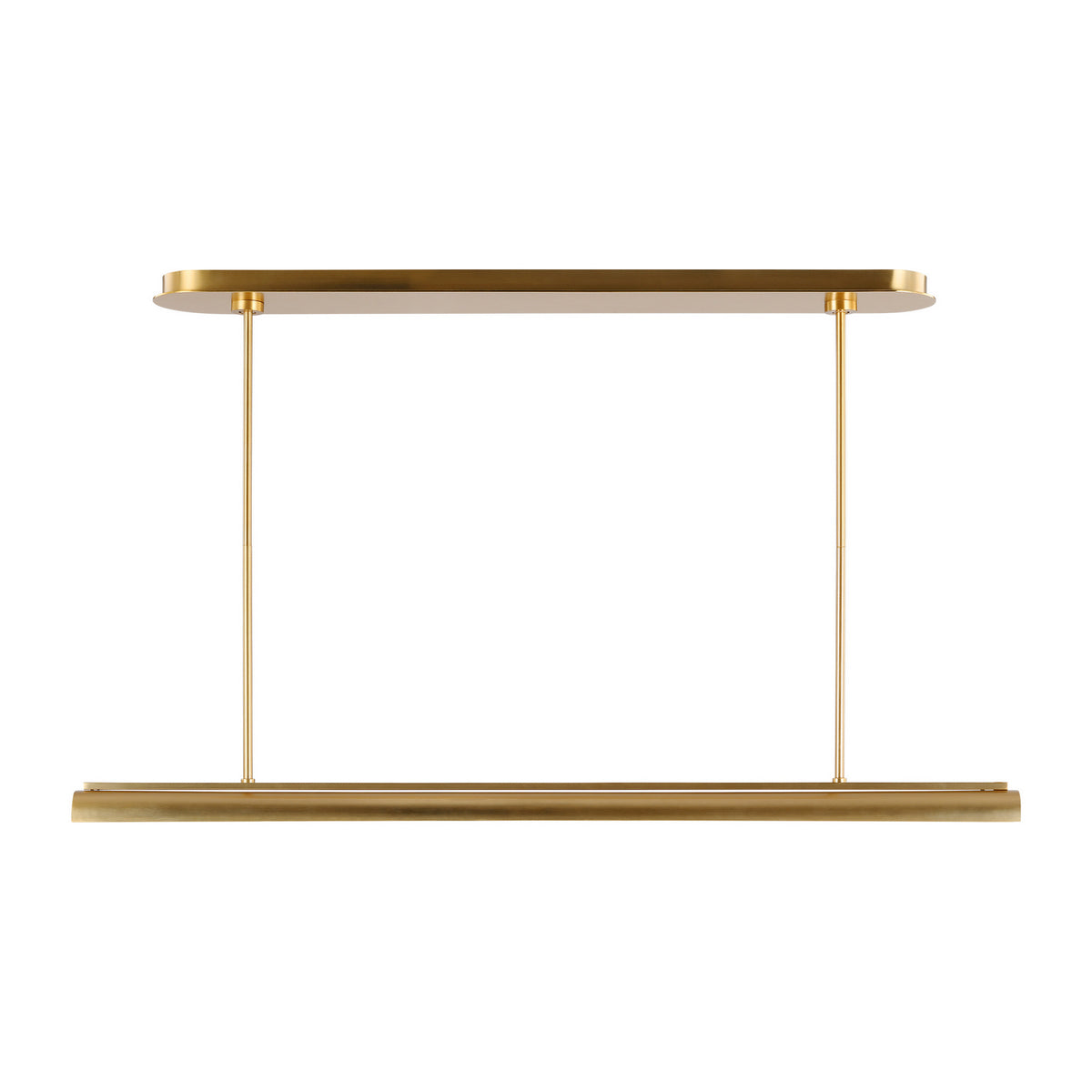 Carson LED Linear Chandelier in Burnished Brass