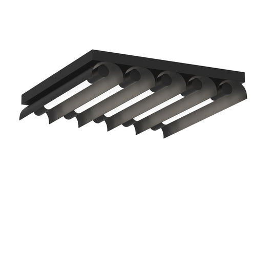 Carson LED Flush Mount in Midnight Black