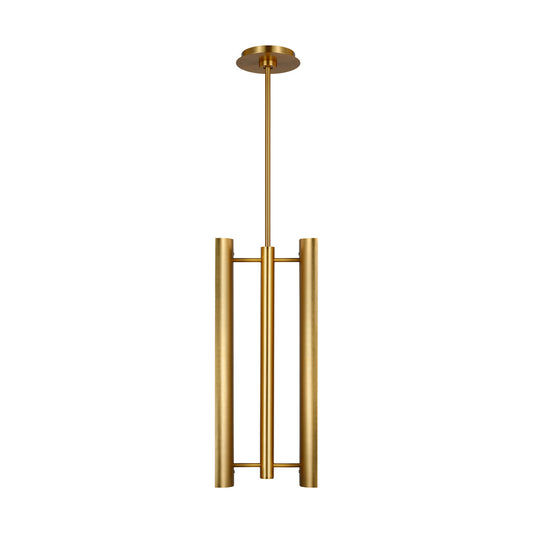 Carson LED Pendant in Burnished Brass