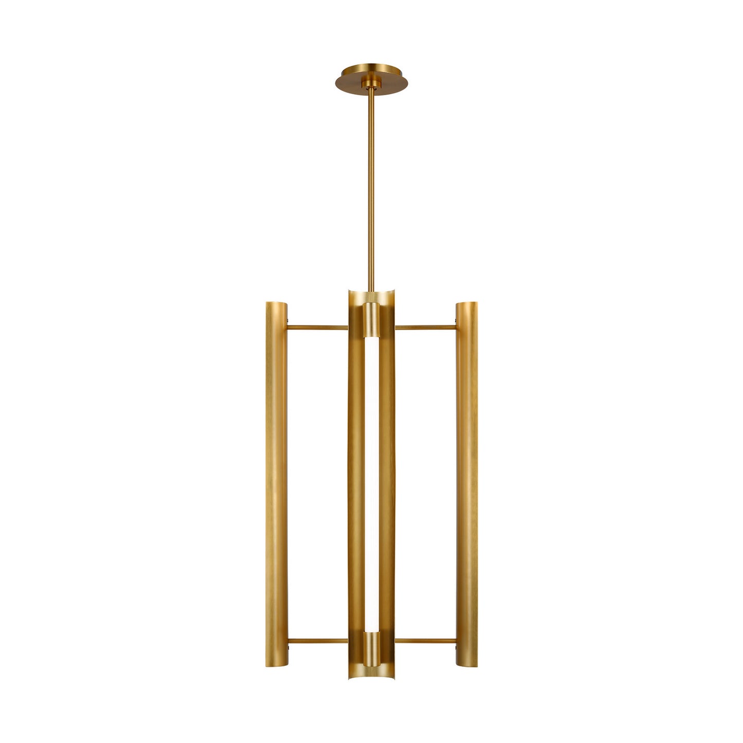 Carson LED Pendant in Burnished Brass