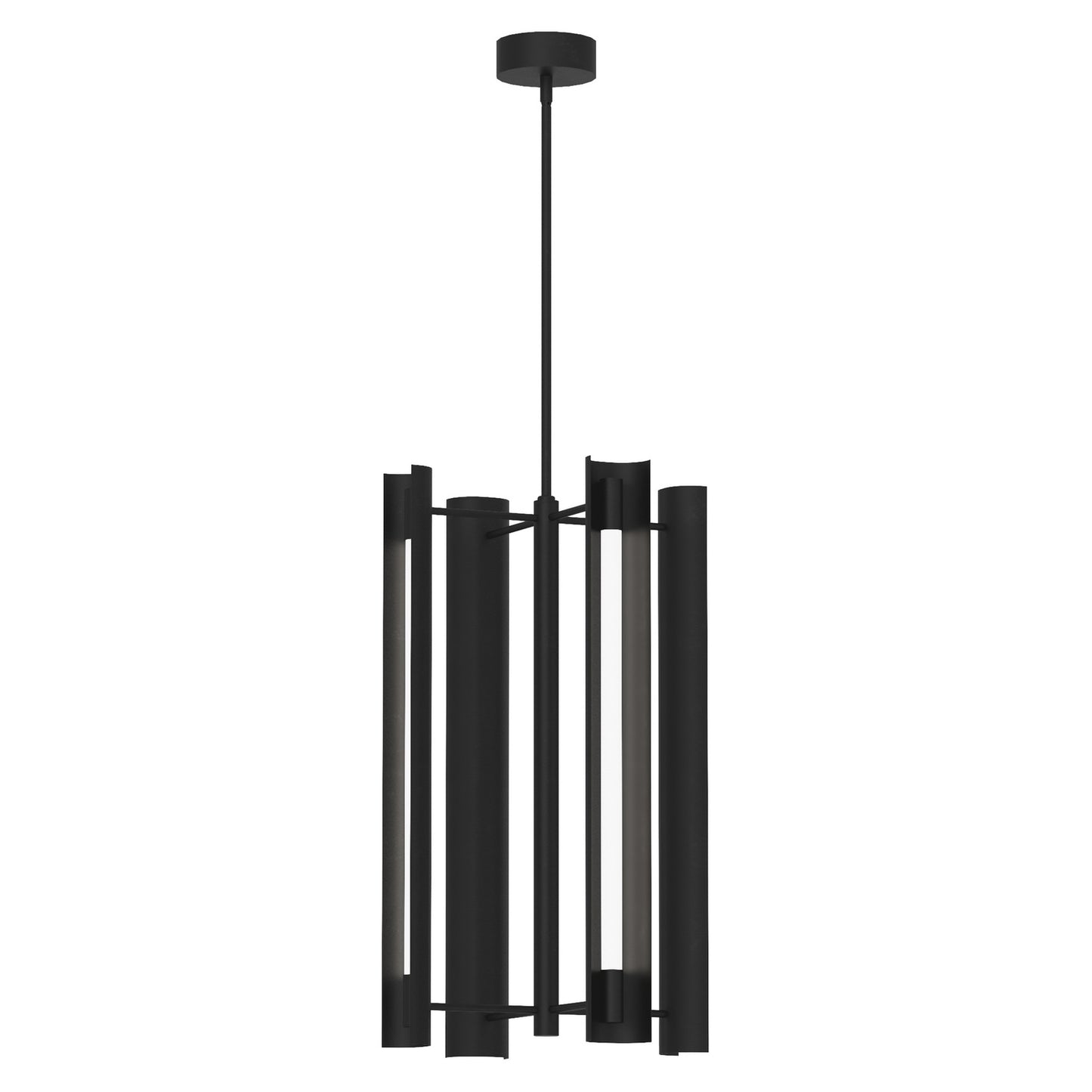 Carson LED Pendant in Midnight Black
