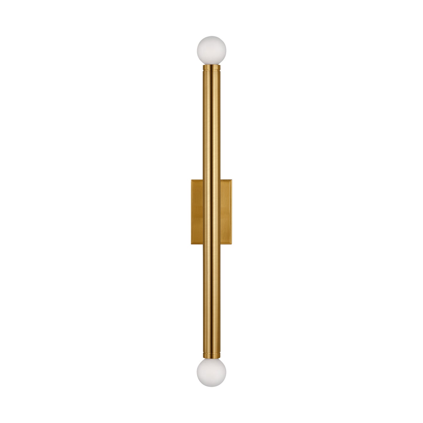 Beckham Modern Two Light Wall Sconce in Burnished Brass