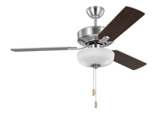 Linden 48" Ceiling Fan in Brushed Steel