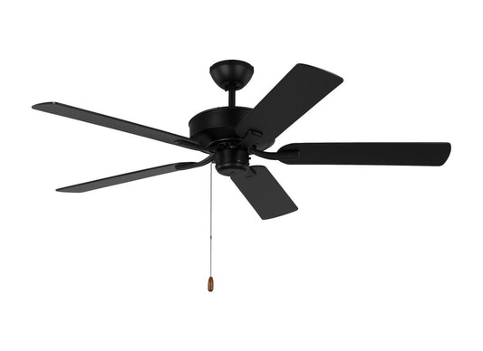 Linden 52" Ceiling Fan in Midnight Black
