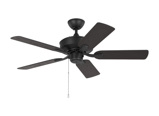 Linden 44" Ceiling Fan in Midnight Black
