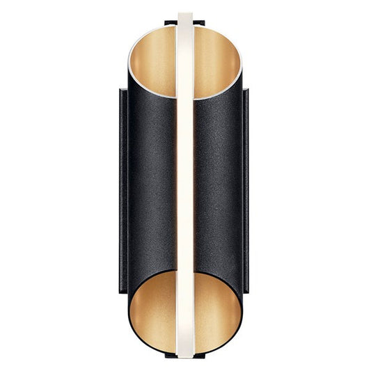 Astalis LED Outdoor Wall Mount in Textured Black