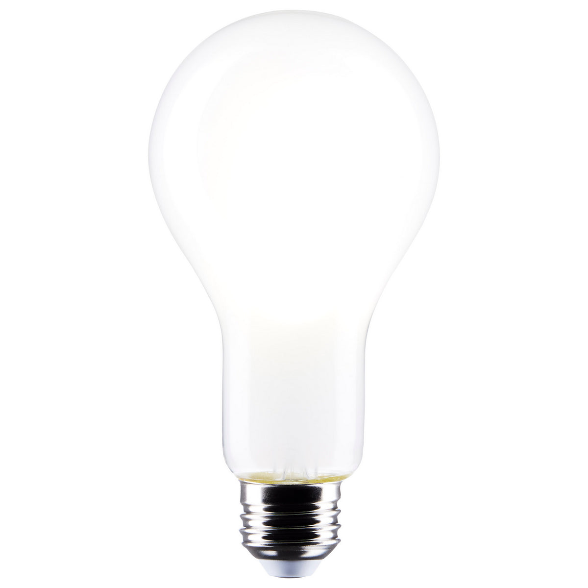 (4-Pack) Satco S12451 21W LED A23 A-Shape Bulb, E26 Base, 4000K, 2900 Lumens, Frost