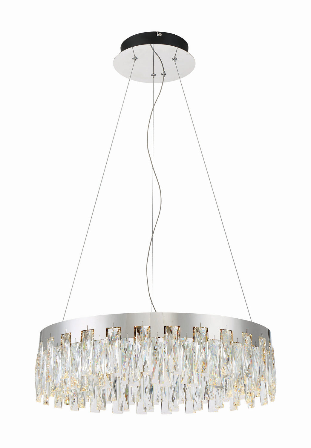Curio LED Pendant in Chrome