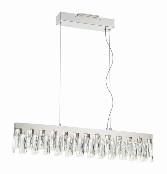 Curio LED Island Pendant in Chrome