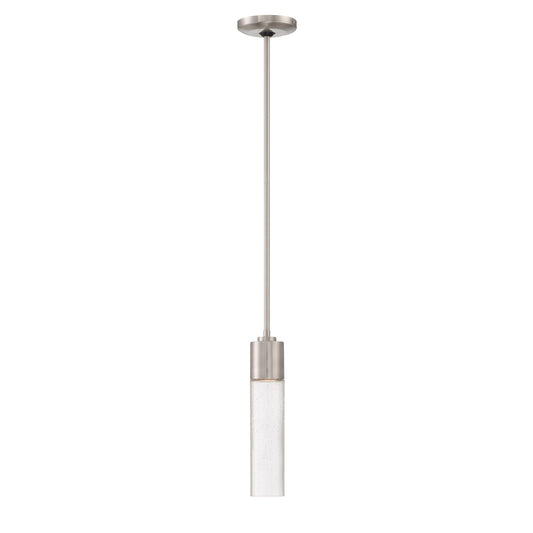 Light Rain One Light Mini Pendant in Brushed Nickel