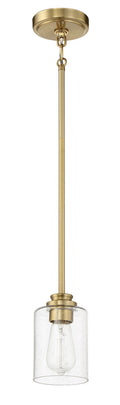 Craftmade - 50591-SB - One Light Mini Pendant - Bolden - Satin Brass
