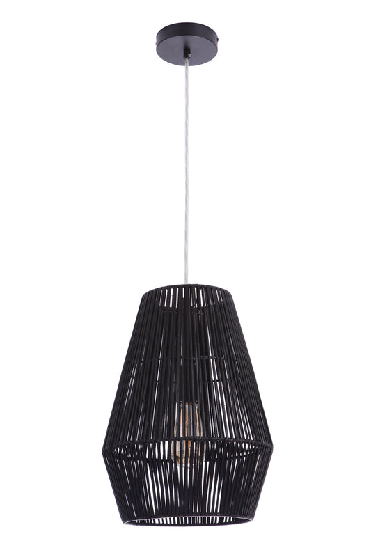 Pendant One Light Pendant in Flat Black