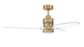 Craftmade - SON52SB3-CAP-NWF - 52" Ceiling Fan - Sonnet WiFi 52" Ceiling Fan no Wifi - Satin Brass