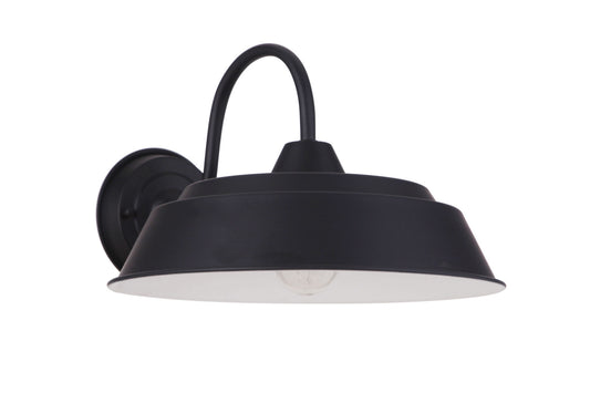 Landmark One Light Outdoor Wall Mount in Midnight