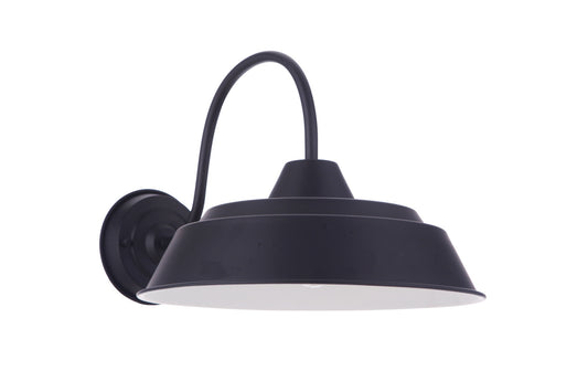 Landmark One Light Outdoor Wall Mount in Midnight