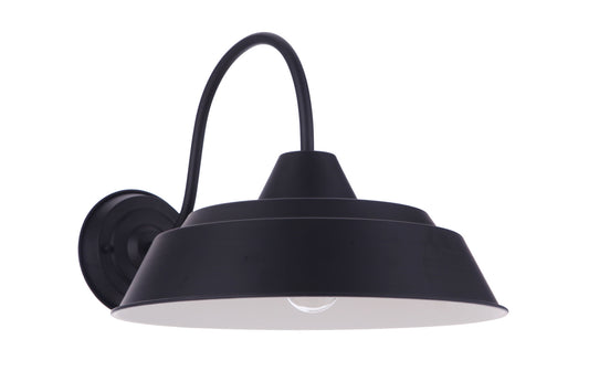 Landmark One Light Outdoor Wall Mount in Midnight