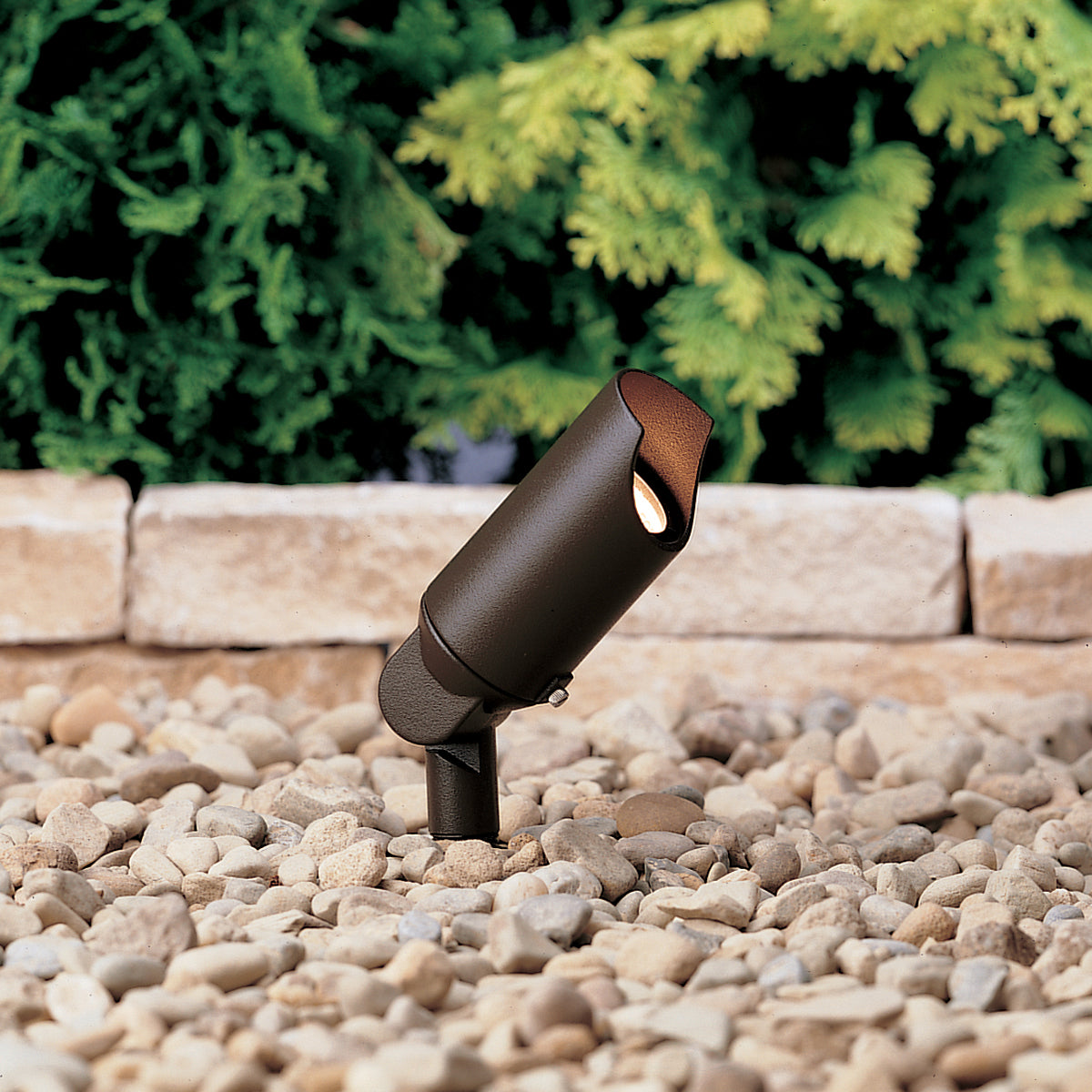 One Light Accent in Textured Architectural Bronze