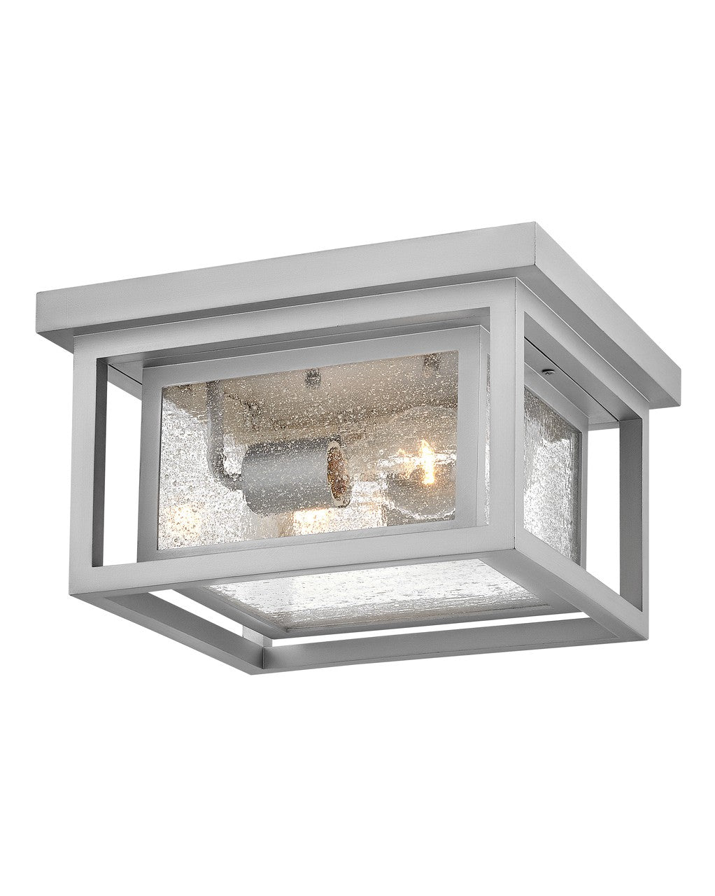 Republic LED Flush Mount in Satin Nickel
