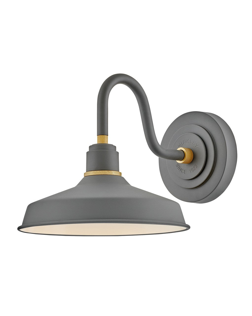 Foundry Classic LED Barn Light in Dark Matte Grey