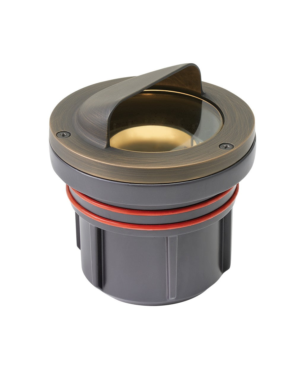 Well Light LED Shielded in Matte Bronze