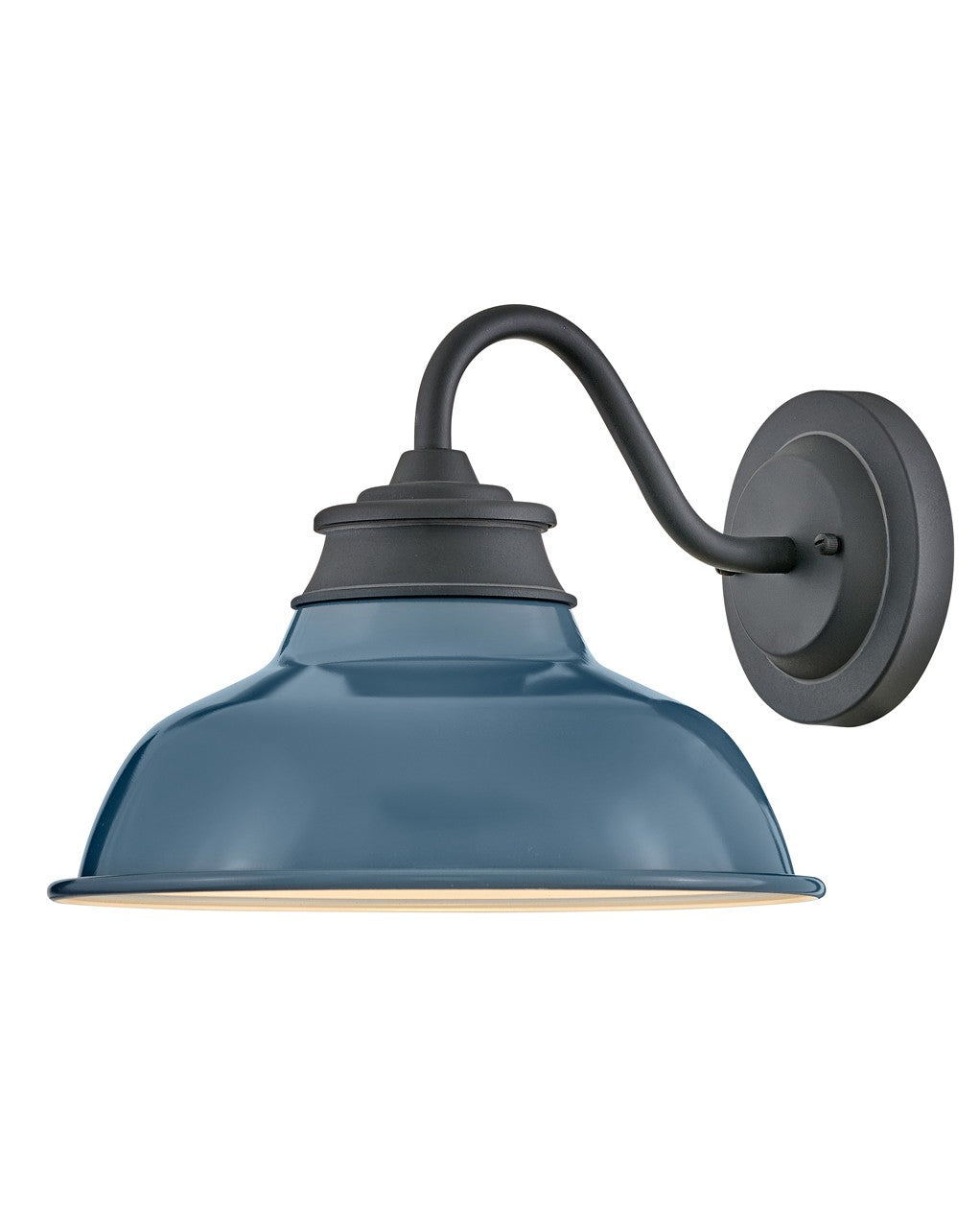 Wallace LED Barn Light in Museum Black