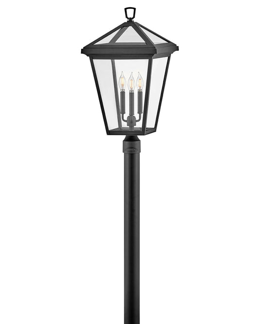 Alford Place LED Post Top or Pier Mount Lantern in Museum Black