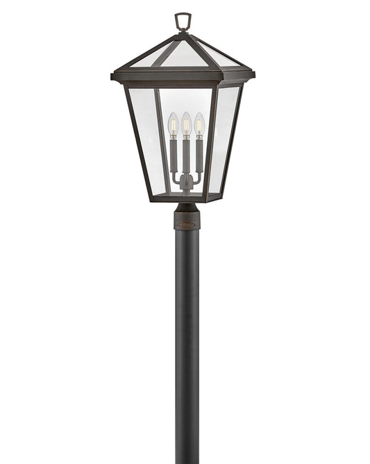 Alford Place LED Post Top or Pier Mount Lantern in Oil Rubbed Bronze