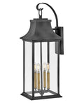 Adair LED Wall Mount in Aged Zinc