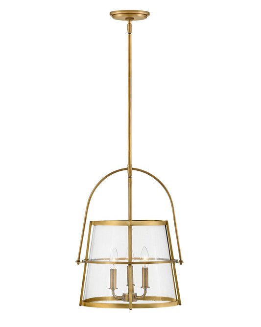 Tournon LED Pendant in Heritage Brass