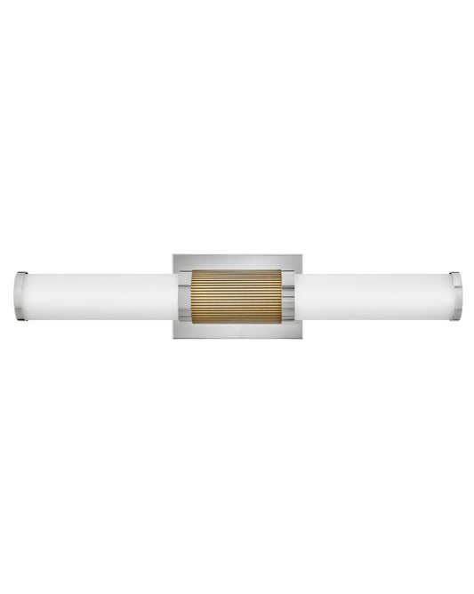 Zevi LED Vanity in Polished Nickel