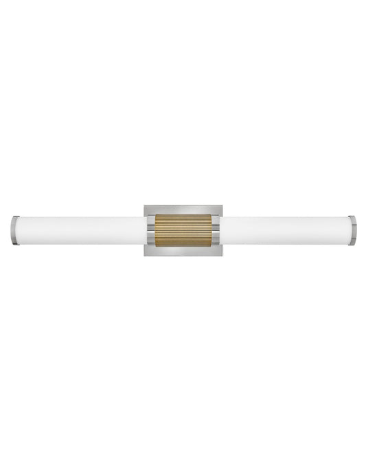 Zevi LED Vanity in Polished Nickel