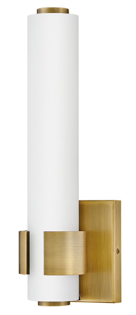 Aiden LED Wall Sconce in Lacquered Brass